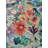 Floral Pattern Cowhide Rug