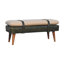 Boucle Upholstered Bench