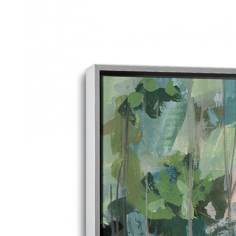 Serene Waves, ensemble de 2 impressions, 24 po x 18 po, Toile avec cadre, Chrome poli