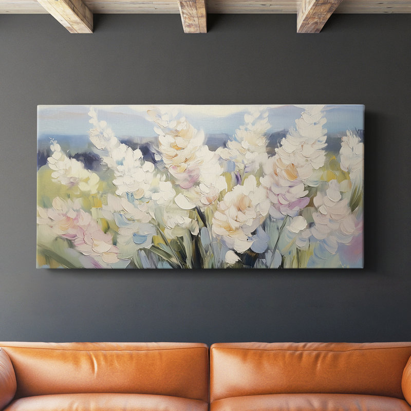 Botanical Series-CCVI- Toile tendue avec châssis - Prêt à accrocher, H 16 po x l 32 po