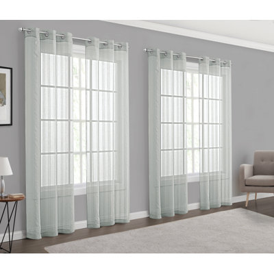 Sheer Curtain Panel Pair