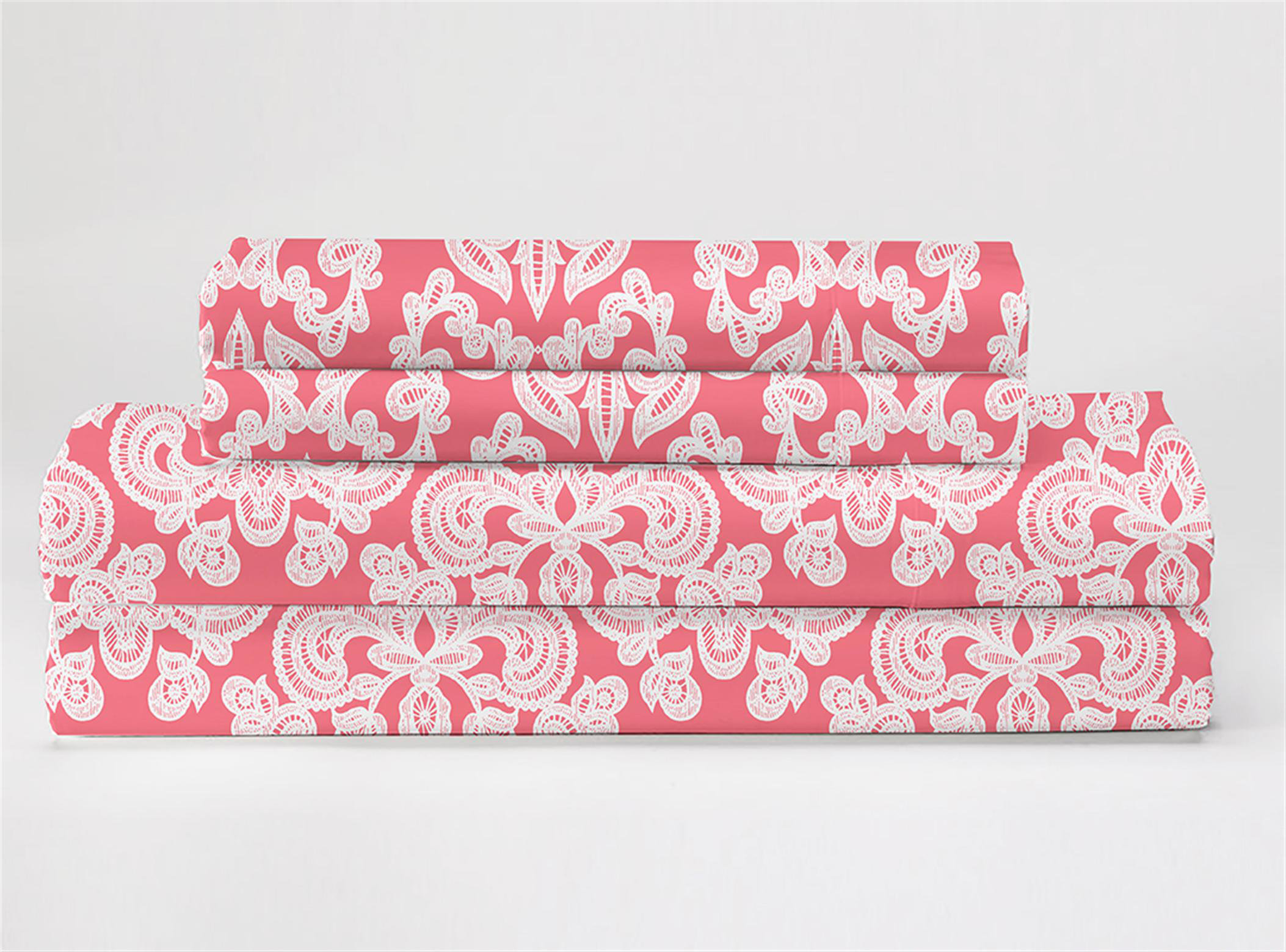 One Allium Way® 100 Cotton Damask Sheet Set & Reviews Wayfair