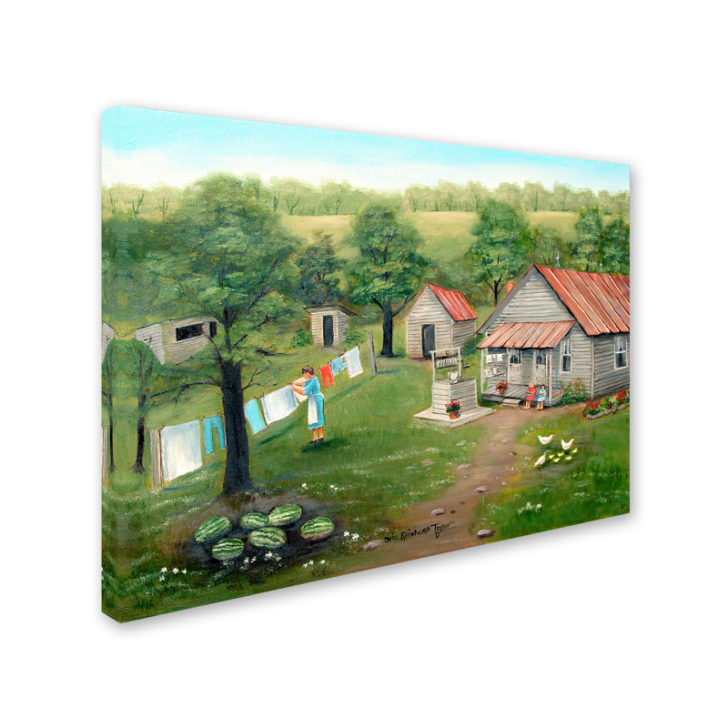 Dugazon Wash Dry - Wrapped Canvas Print, 35" H x 47" W x 2" D