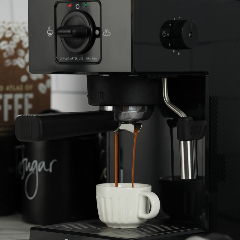 Espresso Coffee Machine Black