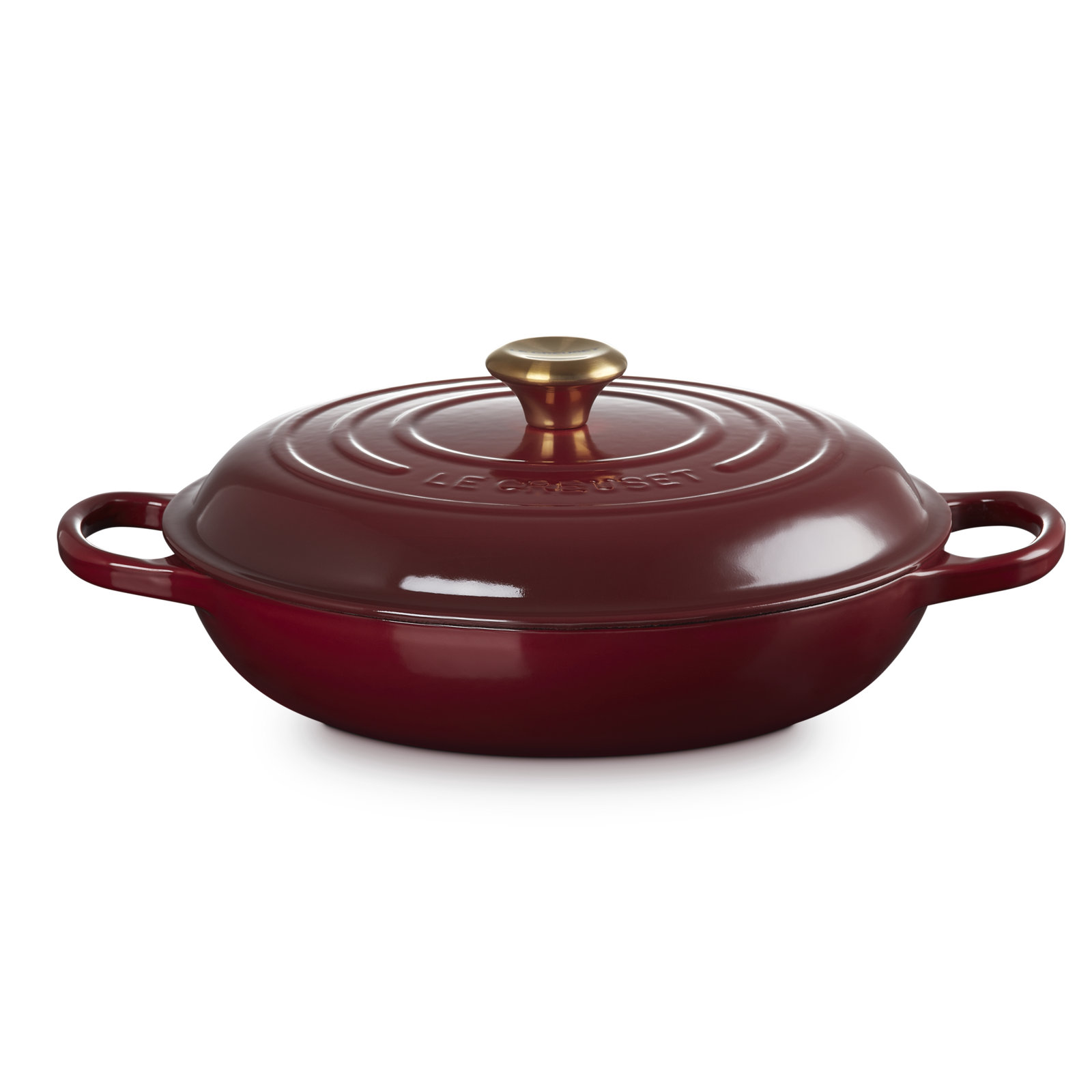 Le Creuset Signature Enameled Cast Iron Braiser with Lid, 5 quarts, Rhone