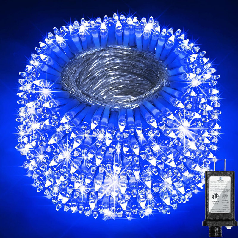 Guirlande de lumières à DEL, Bleu