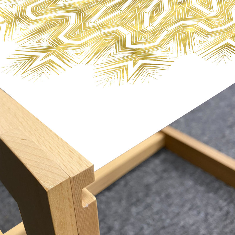 Jaishan Trestle Coffee Table, 40cm H x 46.5cm W x 62cm D