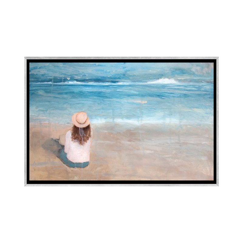 En prévision - Impression d'art mural - Toile encadrée, 40" x 26", Toile avec cadre, Argent