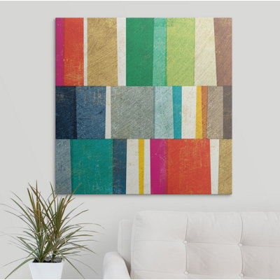«Brodin Colorful Abstract» par Michael Mullan, reproduction d'art