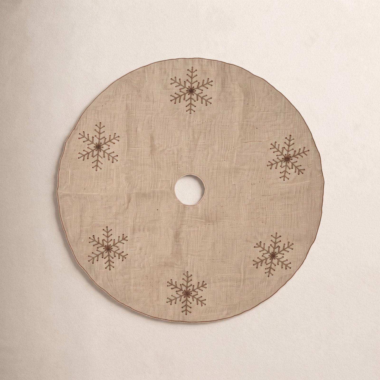 Burlap Tree Skirt, 53" W