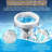 Portable Washing Machine, 17.8Lbs Capacity Full-Automatic Portable Washer, 2.4Cu.Ft Washer And Dryer Combo With Drain Pump, LED Display, 10 Programs & 8 Water Levels For Apartment Dorm RV-105591091