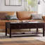 Table basse de style américain en bois massif rétro