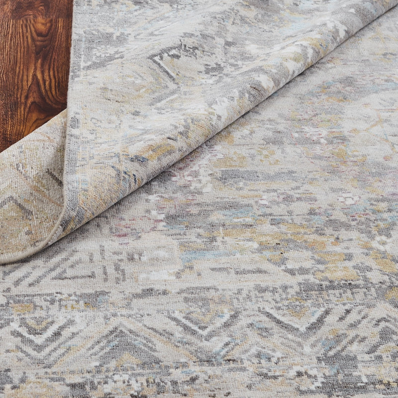 Heritage Revival Hand Knotted Area Rug, Rectangle 8' x 10'