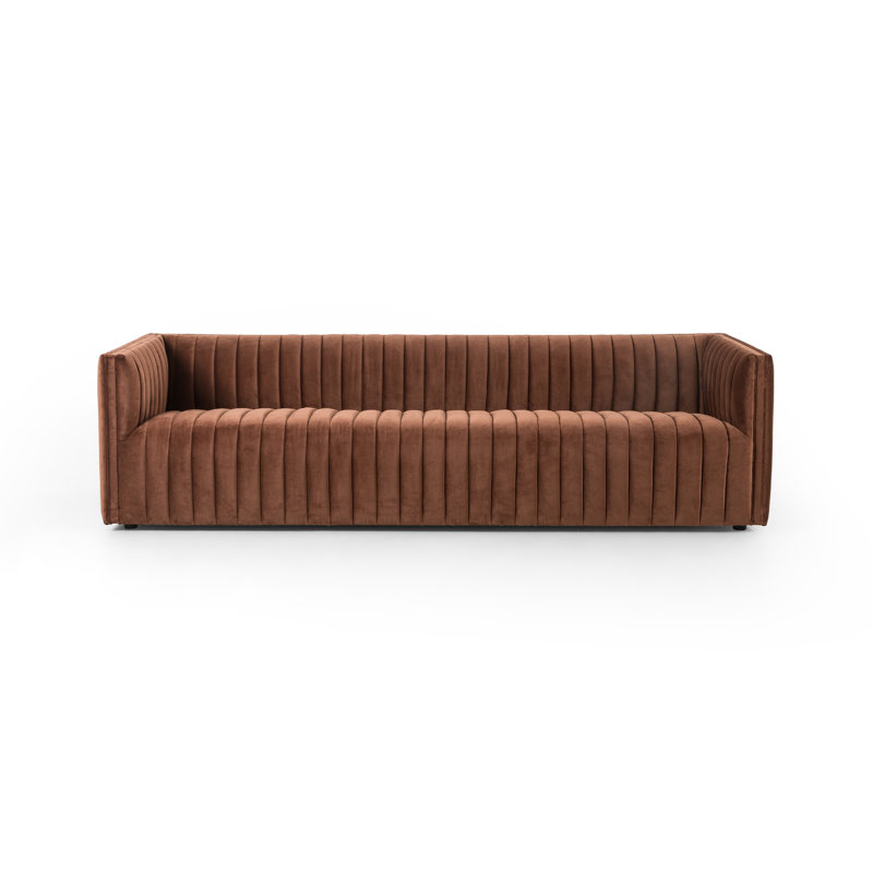Augustine 97" Sofa, Surrey Auburn, 26.5" H x 88" W x 35" D
