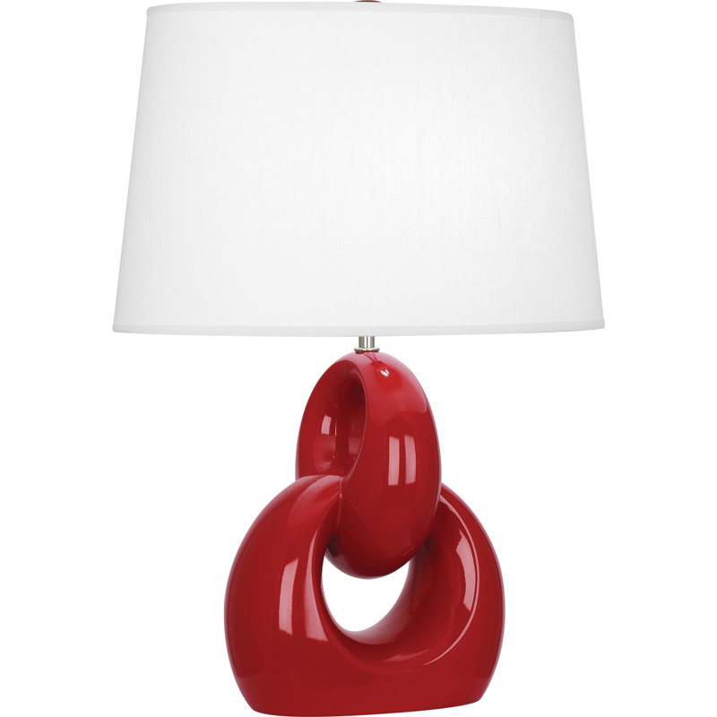Fusion Table Lamp, Ruby Red