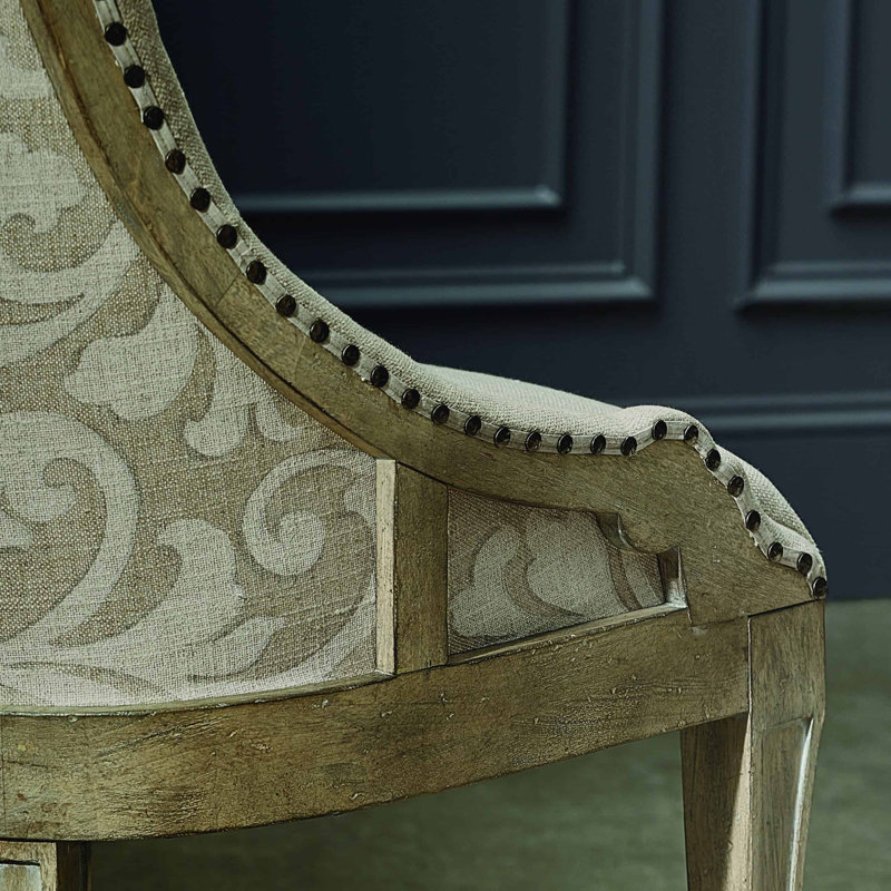 Arch Salvage 21'' H Tufted Upholstered Side Chair