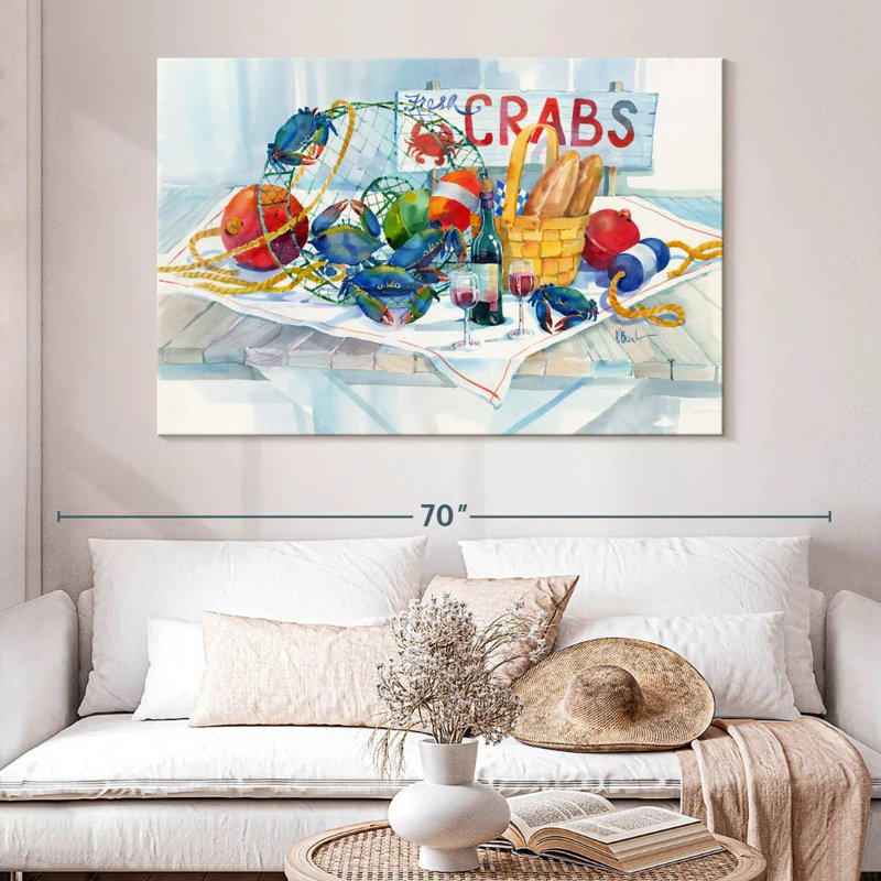 Brampt Crabs Galore, 34" H x 51" W