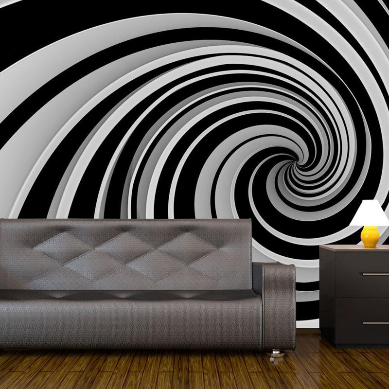 Murale Clellie Swirl, L 90 po x l 118 po