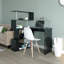 Bureau d'ordinateur en L avec armoire en L 41,73 po Passonno-933638505