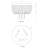Blaise 3-Light 13.75"W White Solid Wood+Brushed Gold Metal Dimmable Flush Mount