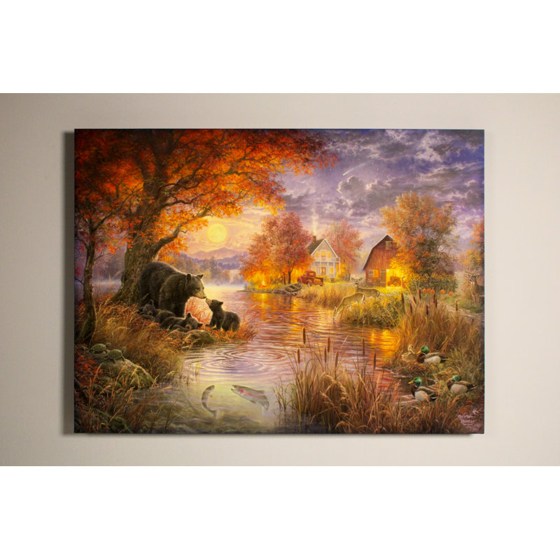 Impression entièrement colorée à DEL Black Bear Farms 18 x 24