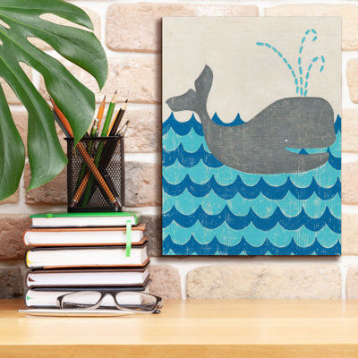  «Trumans Voyage 3» par Chariklia Zarris, art mural sur toile, 12 po x 16 po