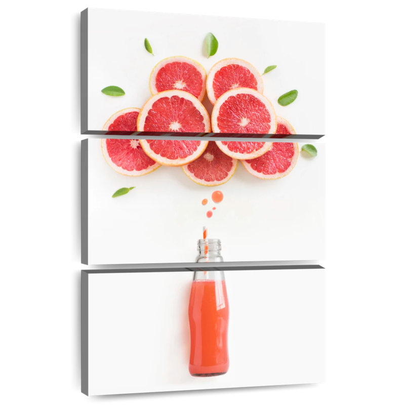 Jus de pamplemousse frais, H 45 po x l 28 po