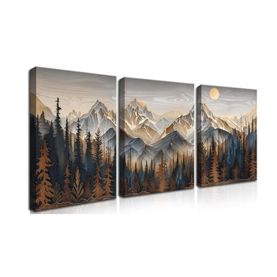 3 Piece Wrapped Canvas Print