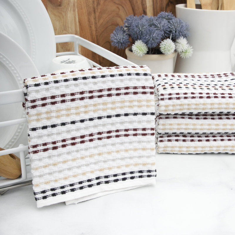 RITZ Cotton Pebble Bar Mop Towels, Neutral