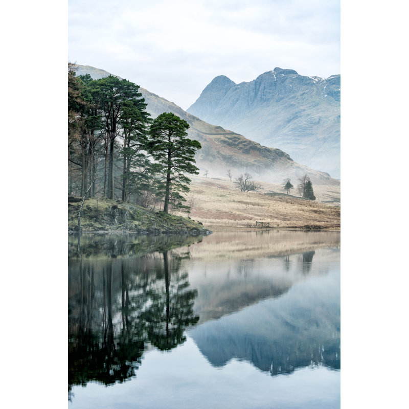 Lake And Mountains by Daniel_Kay - Wrapped Canvas Print, 46cm H x 30cm W x 3.8cm D