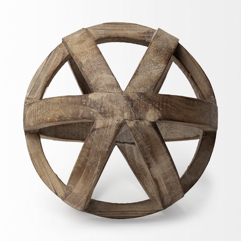 Sculpture en bois naturel
