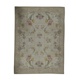 Wool Floral Area Rug
