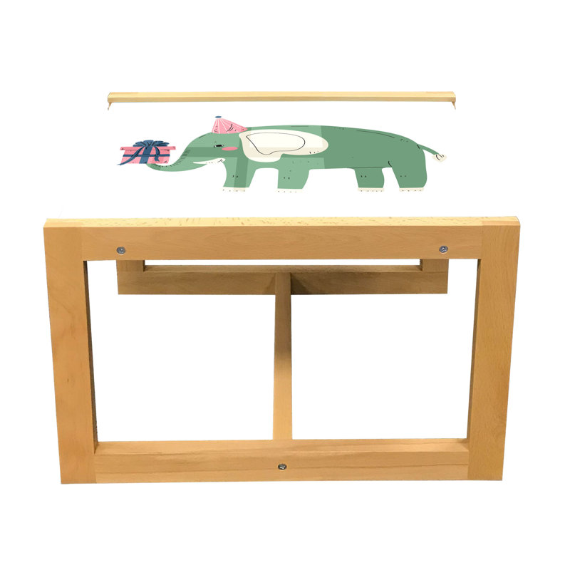 Sled Coffee Table, 40cm H x 46.5cm W x 62cm D