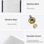 Évier de cuisine en quartz blanc, encastré, matériau haut de gamme, silencieux et non poreux, coins arrondis, bonde standard, grille, gabarit en composite épais et lisse, fonctionnement, crépines, séchoir à linge