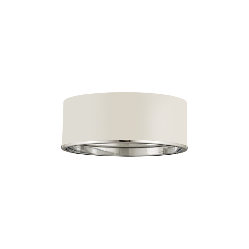 Caille Flush Mount, White