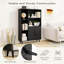 Armoire de rangement autoportante avec 5 tablettes ouvertes