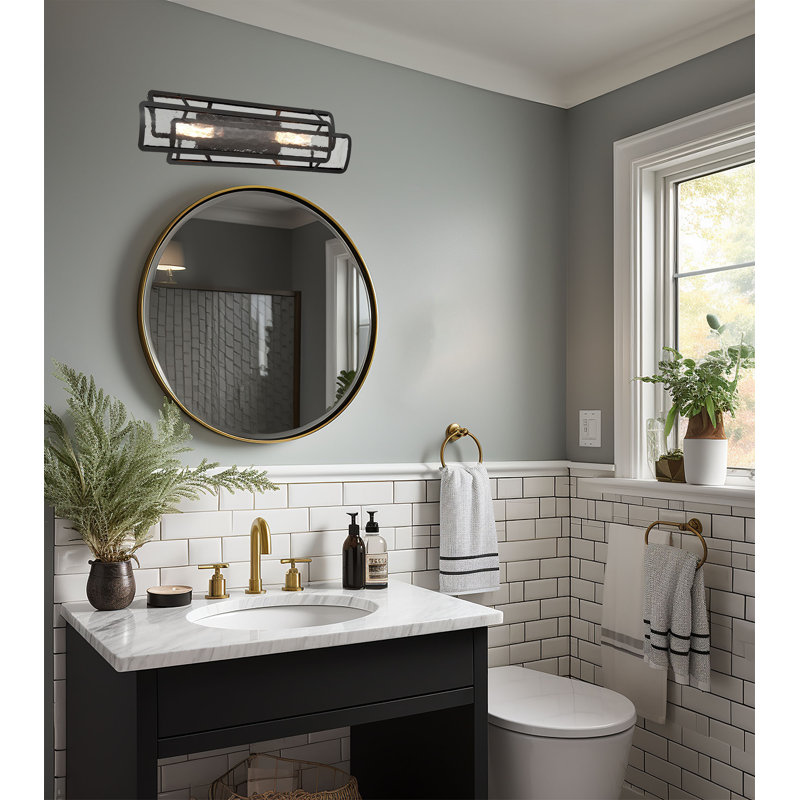 Éclairage pour meuble-lavabo à intensité variable 2 lumières Caelynn