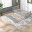 Lits simples peu encombrants avec structure et lit gigogne en bois gris pour les chambres modernes