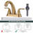 Centerset 2-handle Bathroom Faucet with Drain Assembly-103555472