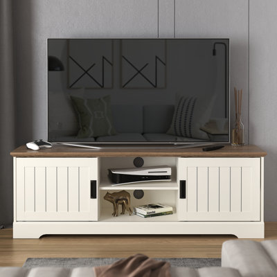 Erison Sliding Door TV Stand for TVs up to 65"
