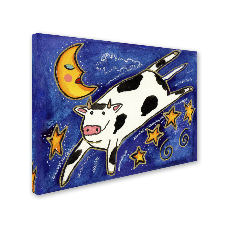 Art sur toile Berkley «The Cow That Jumped Over the Moon», H 24 po x l 32 po x P 2 po
