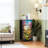 4 Drawer Dresser for Bedroom, Narrow Chest of Drawers, Wooden Top and Study Iron Frame 18"x37.5"-(WxH)