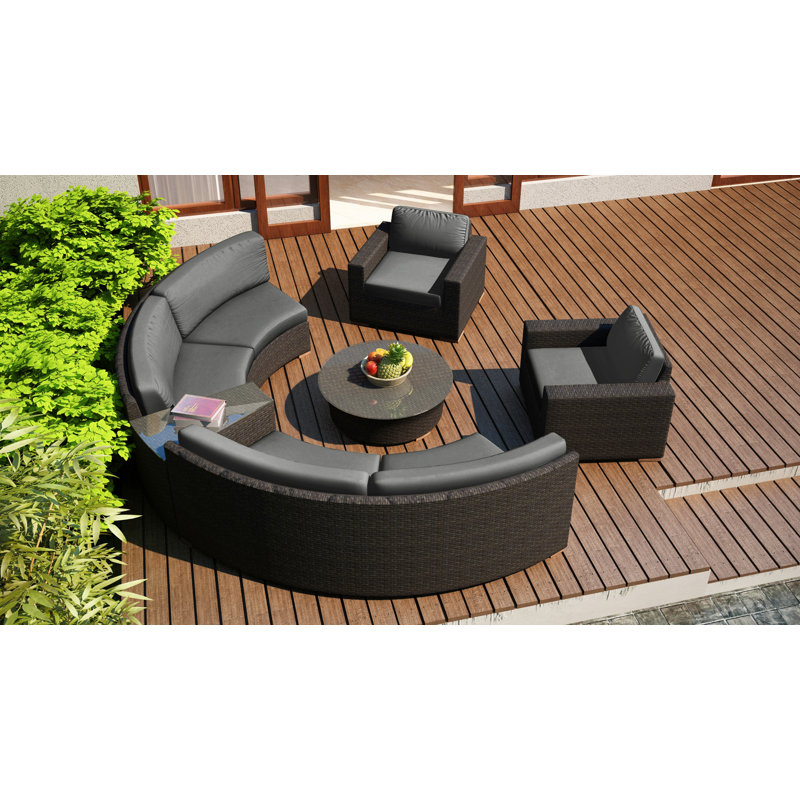 Arden Outdoor 6 - Piece Conversation Set, Canvas Charcoal Sunbrella® Canvas