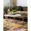 Tapis abstrait beige Jaidan-73867718