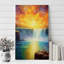Chutes du Niagara, cascade majestueuse - peinture sur toile tendue-88069048