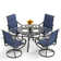 Sutiya Metal Patio Dining Set with Round Table
