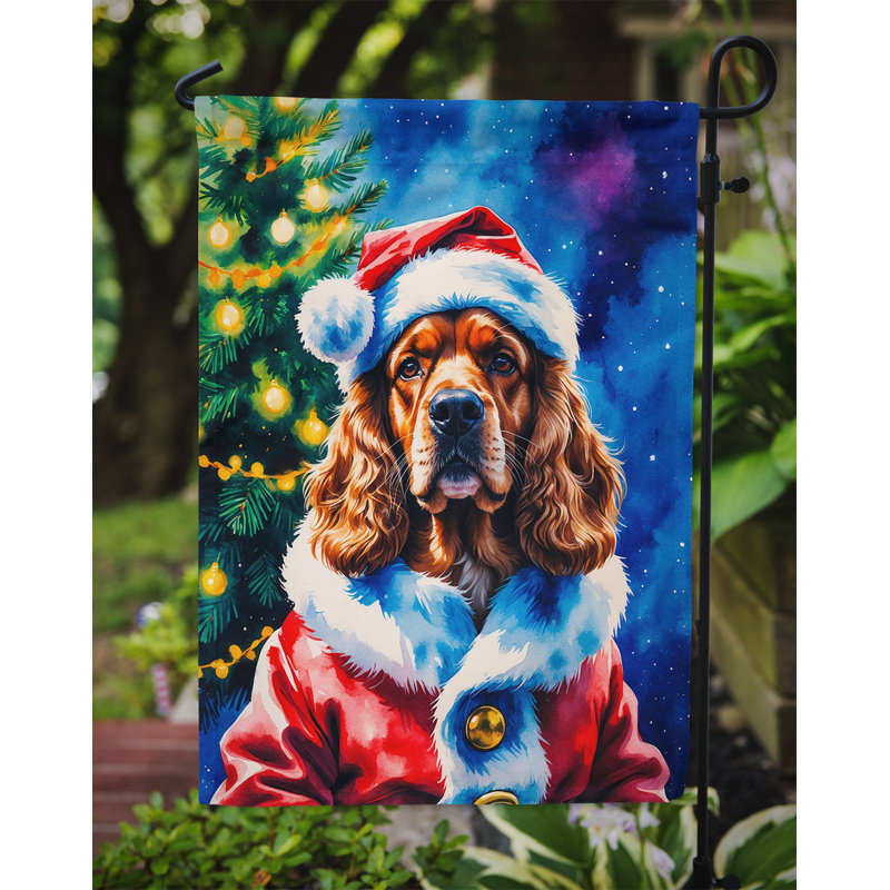 Drapeau de jardin Doberman Pinscher, Épagneul cocker