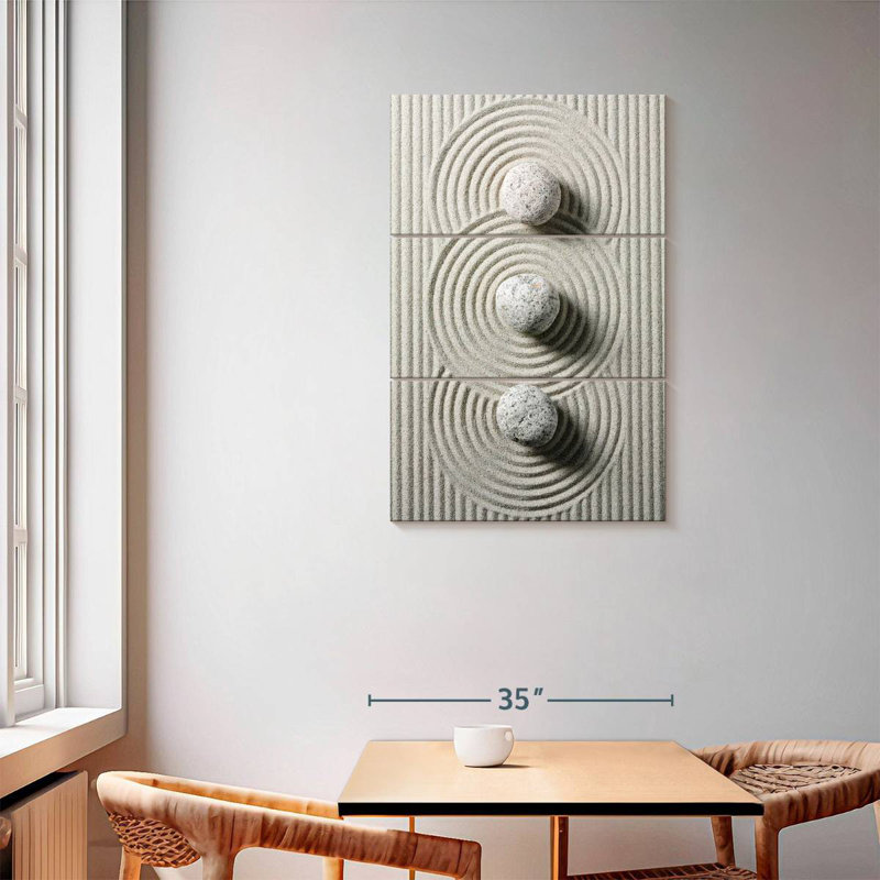 Trois pierres zen Kerrick, H 57 po x l 36 po