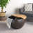 Wooden & Iron Coffee Table
