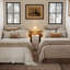 Tables de chevet rembourrées en cuir massif avec noyau en bois massif - sans assemblage, ensemble de 2-1321281963